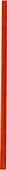 Brčka rovné jednobarevné 25 cm x 0,8 cm  Červené