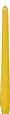 Svíčka kónická 24,5 cm žlutá